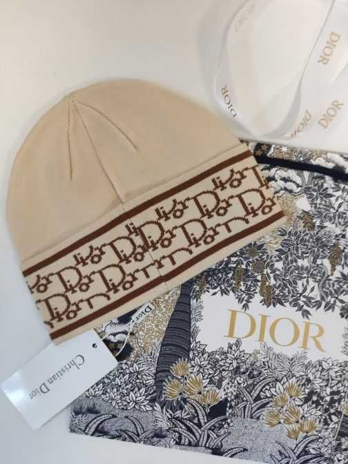 Dior Męska damska ciepła zimowa czapka, Francja 16235-1