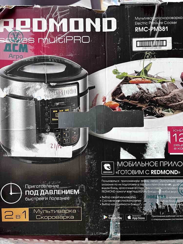 Мультиварка скороварка Redmond RMC PM381