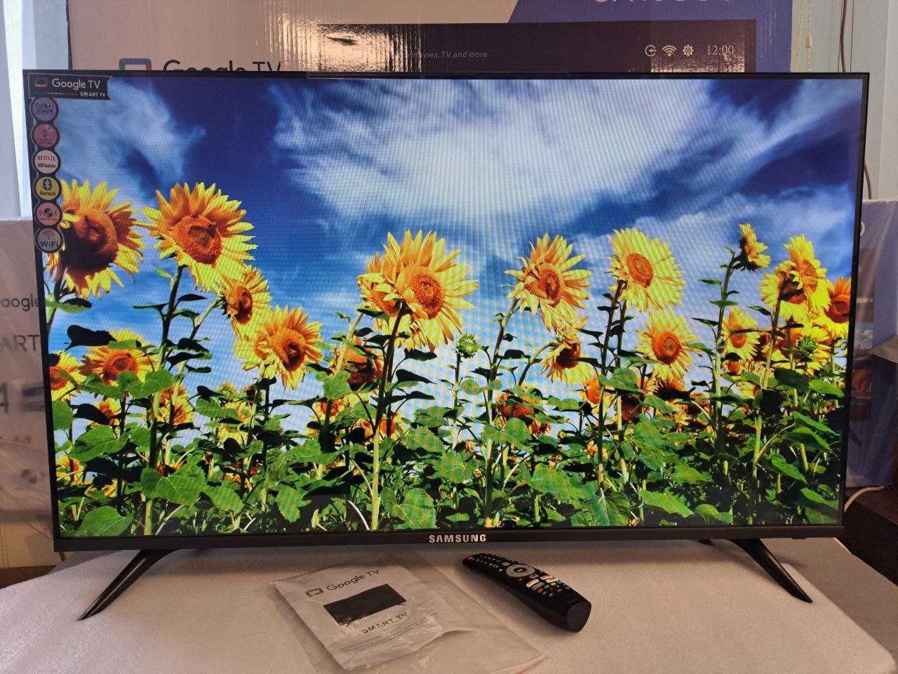 Хит сезону Телевизор SAMSUNG 55" GoogleTV 4K Телевізор+голосовий пульт