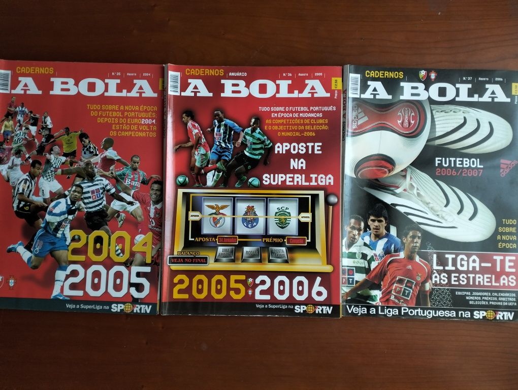 Antigos Cadernos A BOLA 2004 a 2007