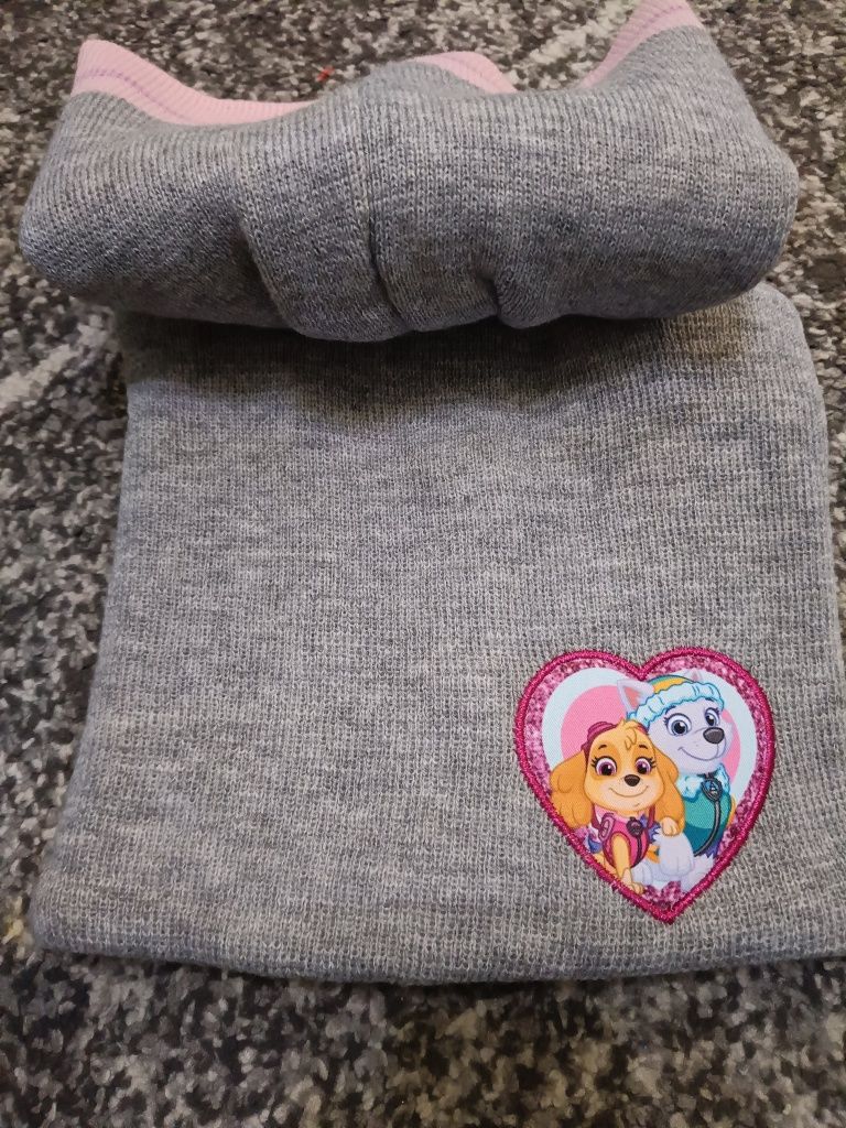 Komplet czapka i komin Psi Patrol