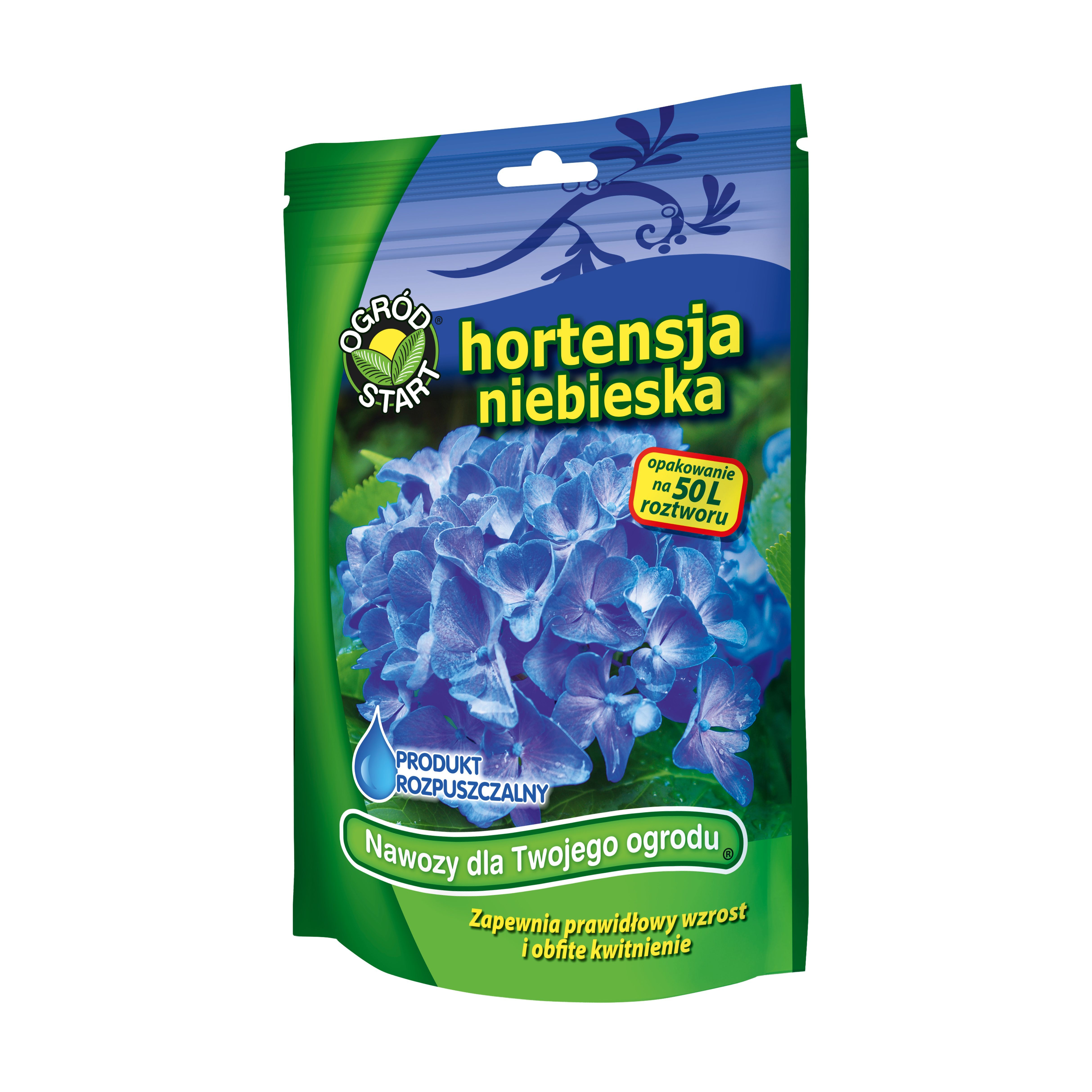 Nawóz wybarwiajający Hortensja niebieska 250 g OGRÓD START
