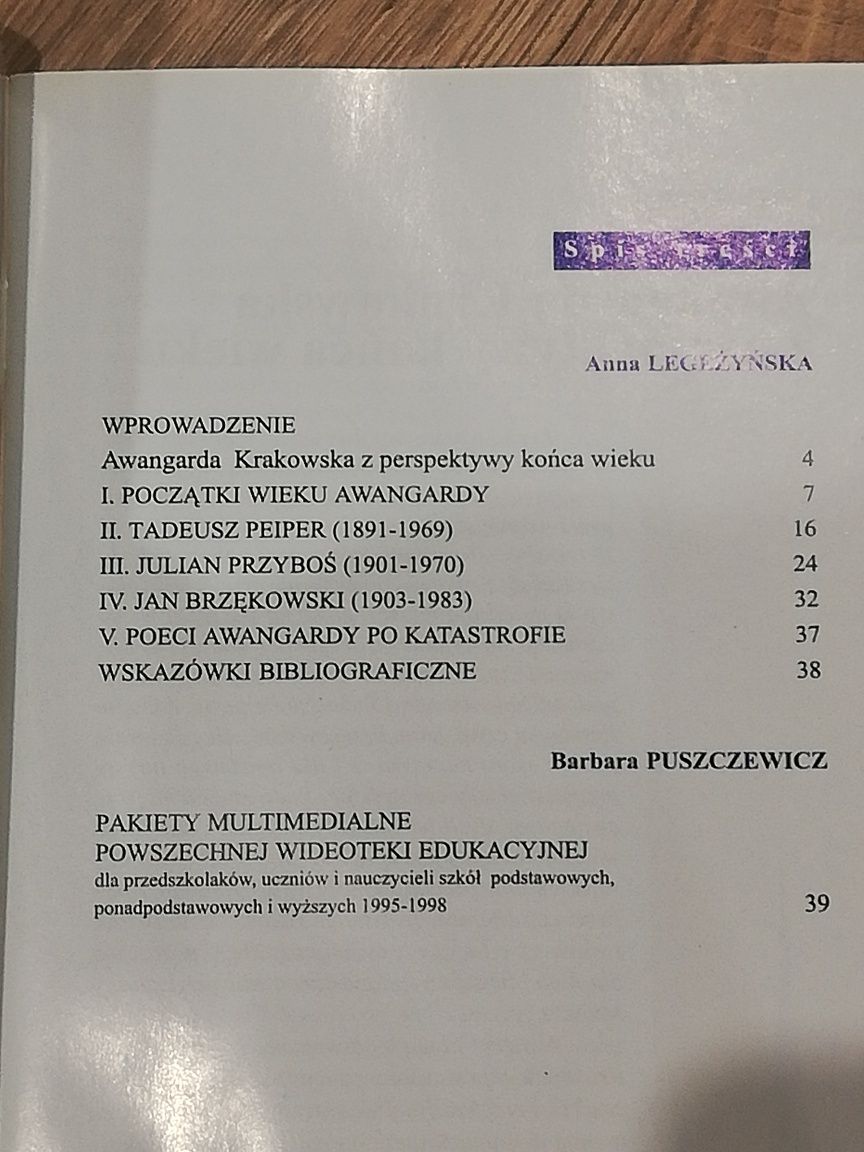 Awangarda Krakowska pakiet multimedialny VHS