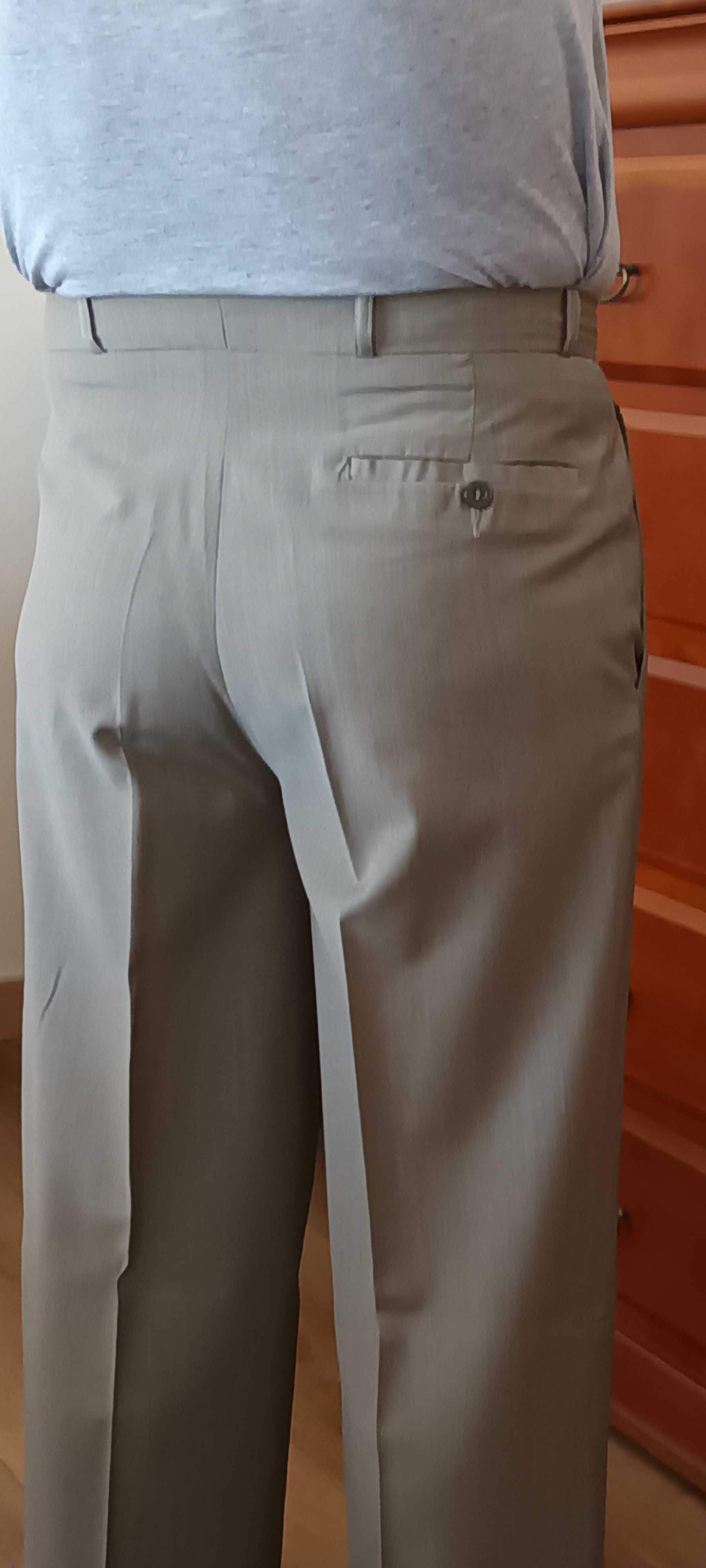 calças de homem, clássicas, 42-44