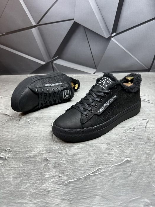 Зимние кеды кроссовки -20° армани