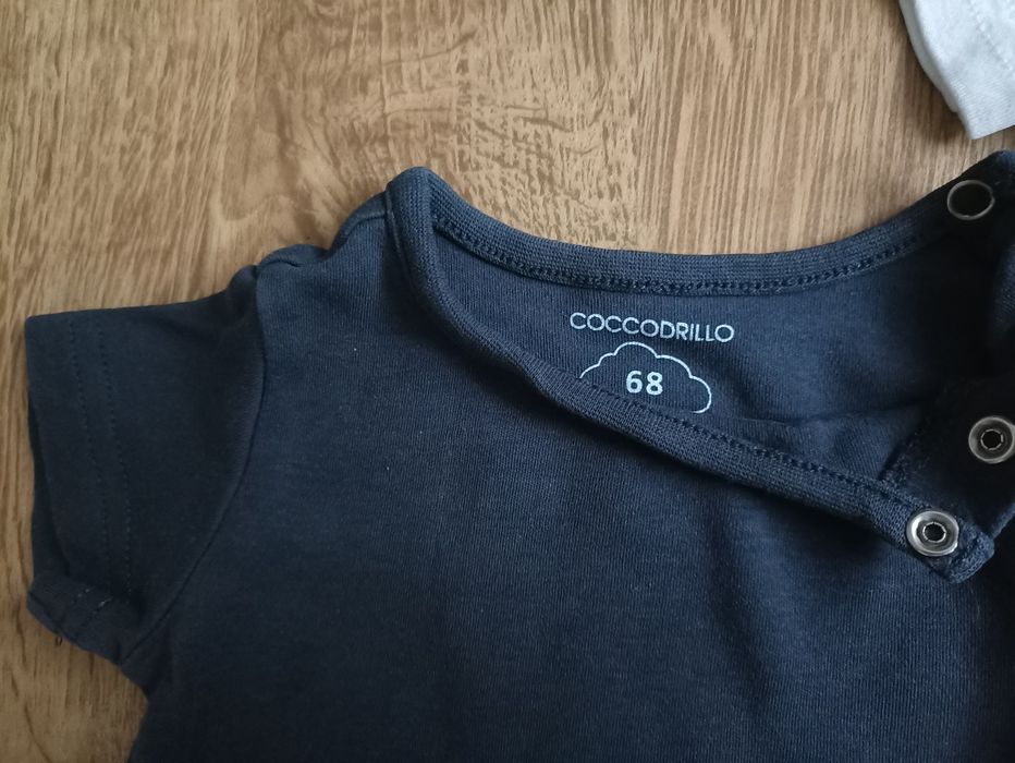 Bluzka krótki rękaw 68 5 sztuk