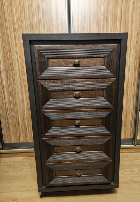 Zestaw 5 mebli morocco black red white