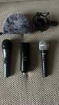 3 mikrofony: Sennheiser E822S, Tonor TC20, Alphard C606 + zasilacz 48V