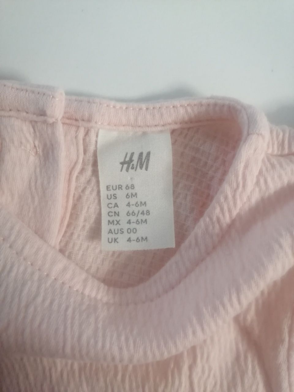 Sukienka niemowlęca H&M roz. 68