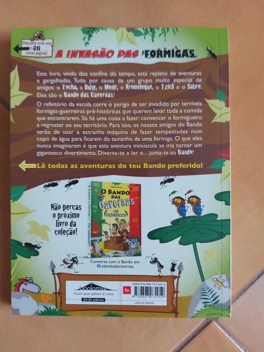 Livro Bando das Cavernas 17 - A Invasão das Formigas NOVO