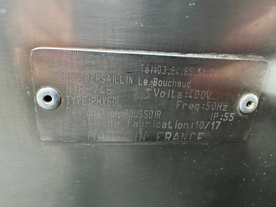 Nadziewarka tłokowa 60 L Nadziewarka hydrauliczna 2017 rok