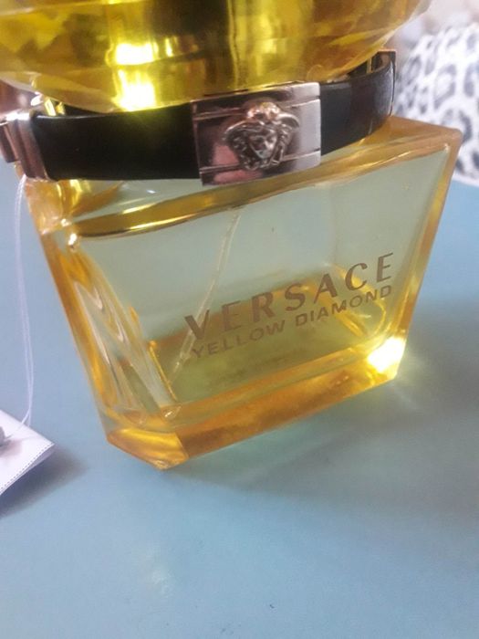 Браслет серебряный Versace каучук вставки серебро 925