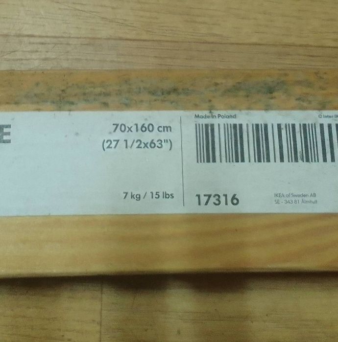 Stolik Ikea niski /Łóżeczko