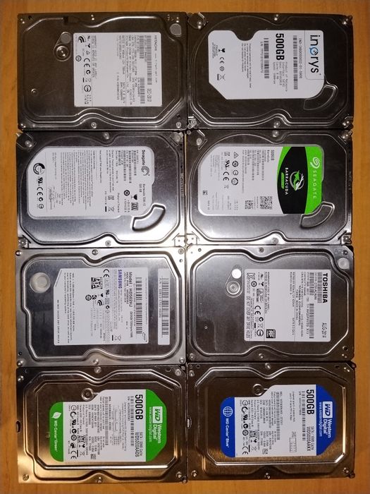 Рабочий винчестер жёсткий диск HDD 500Гб, 250Гб
