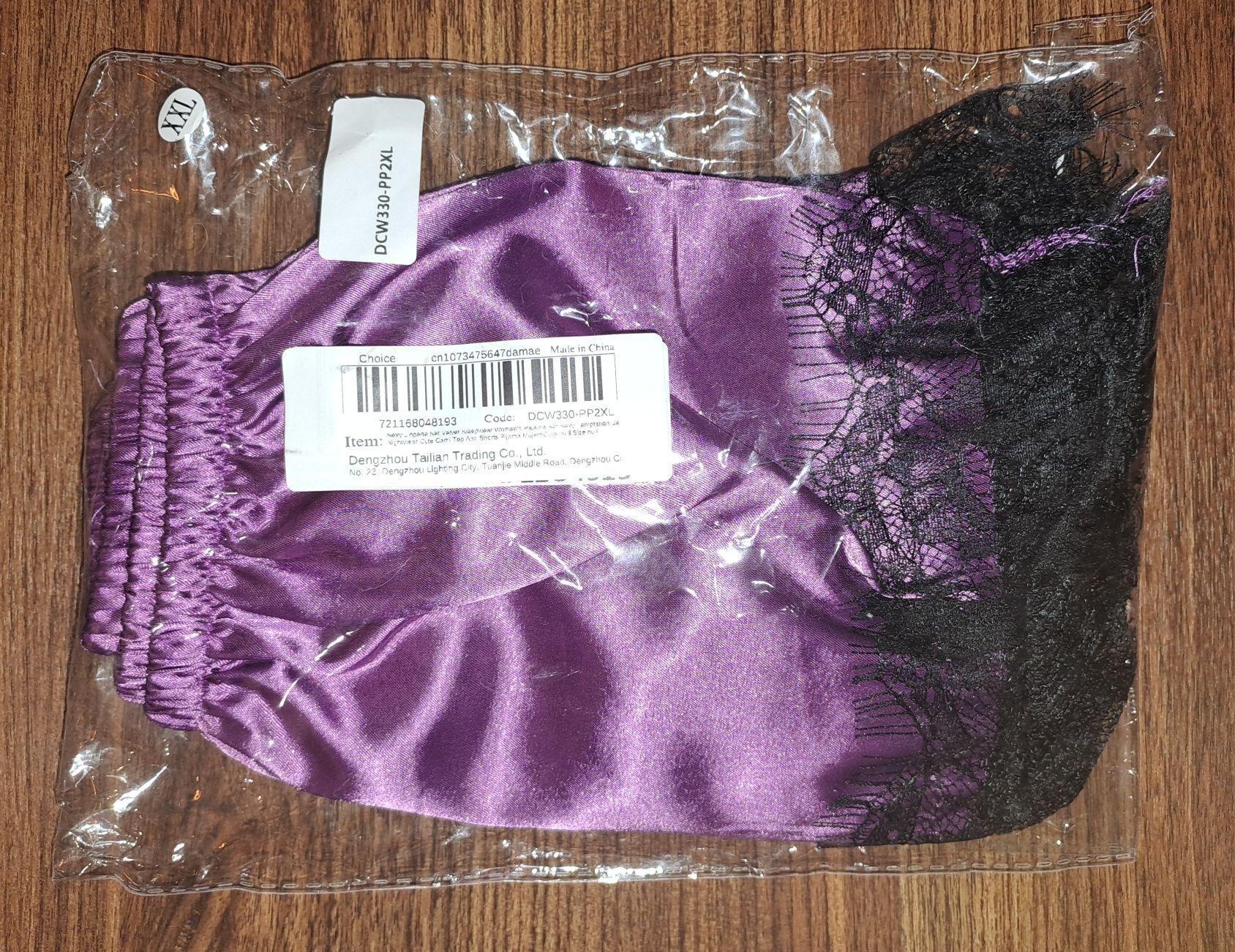 Conjunto lingerie sexy, tam. XXL - Nova e embalada