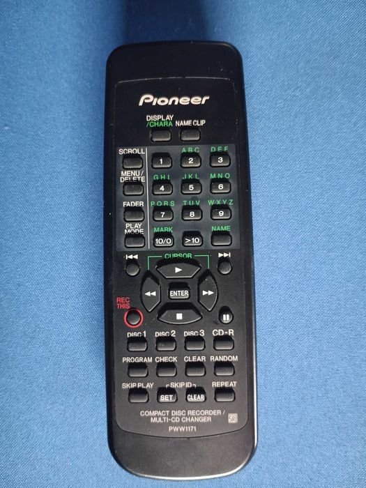 leitor/gravador de cds PIONEER PDR-W839 c/comando original