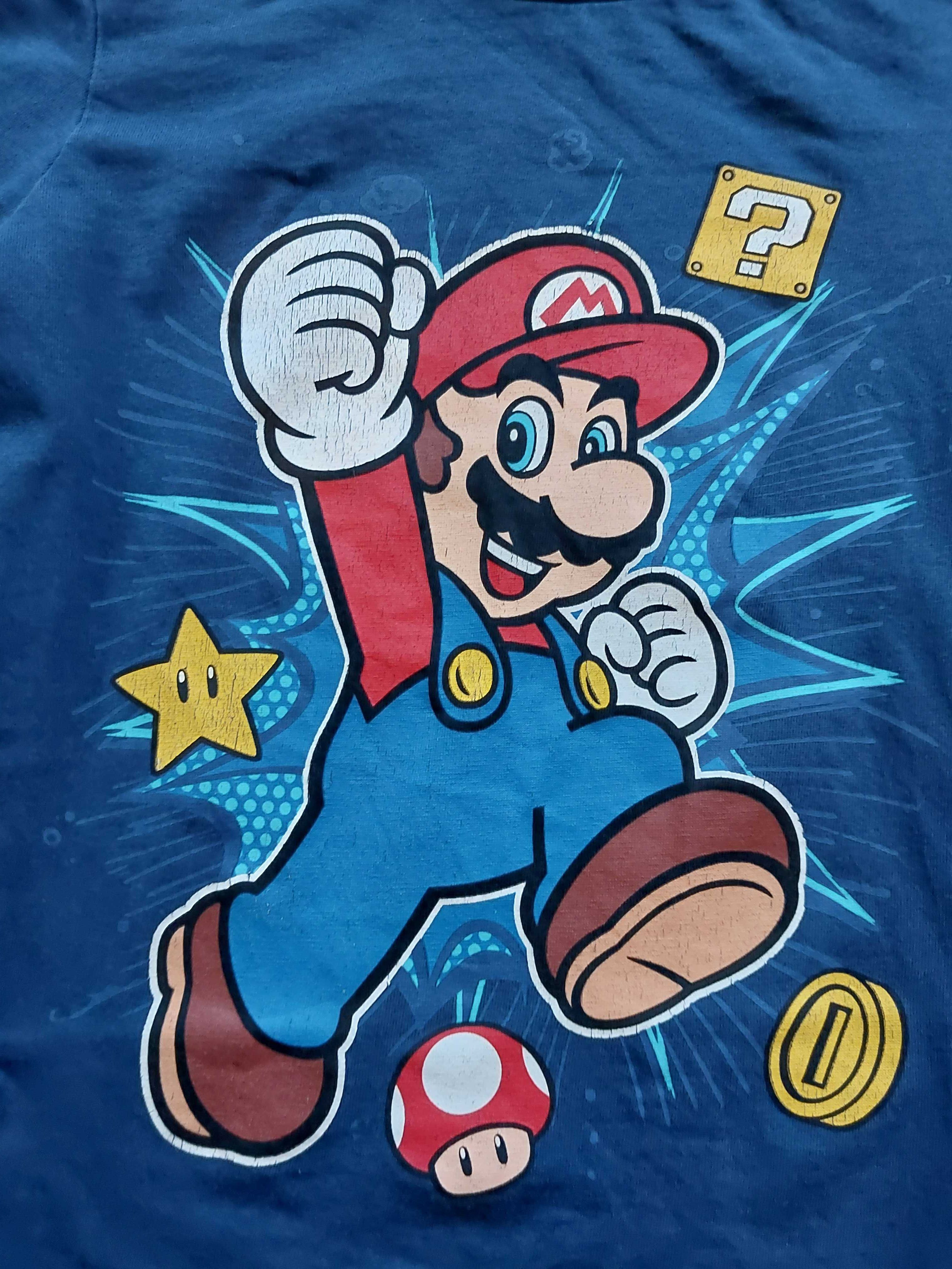 Bluzka bawełniana 110 116 Super Mario