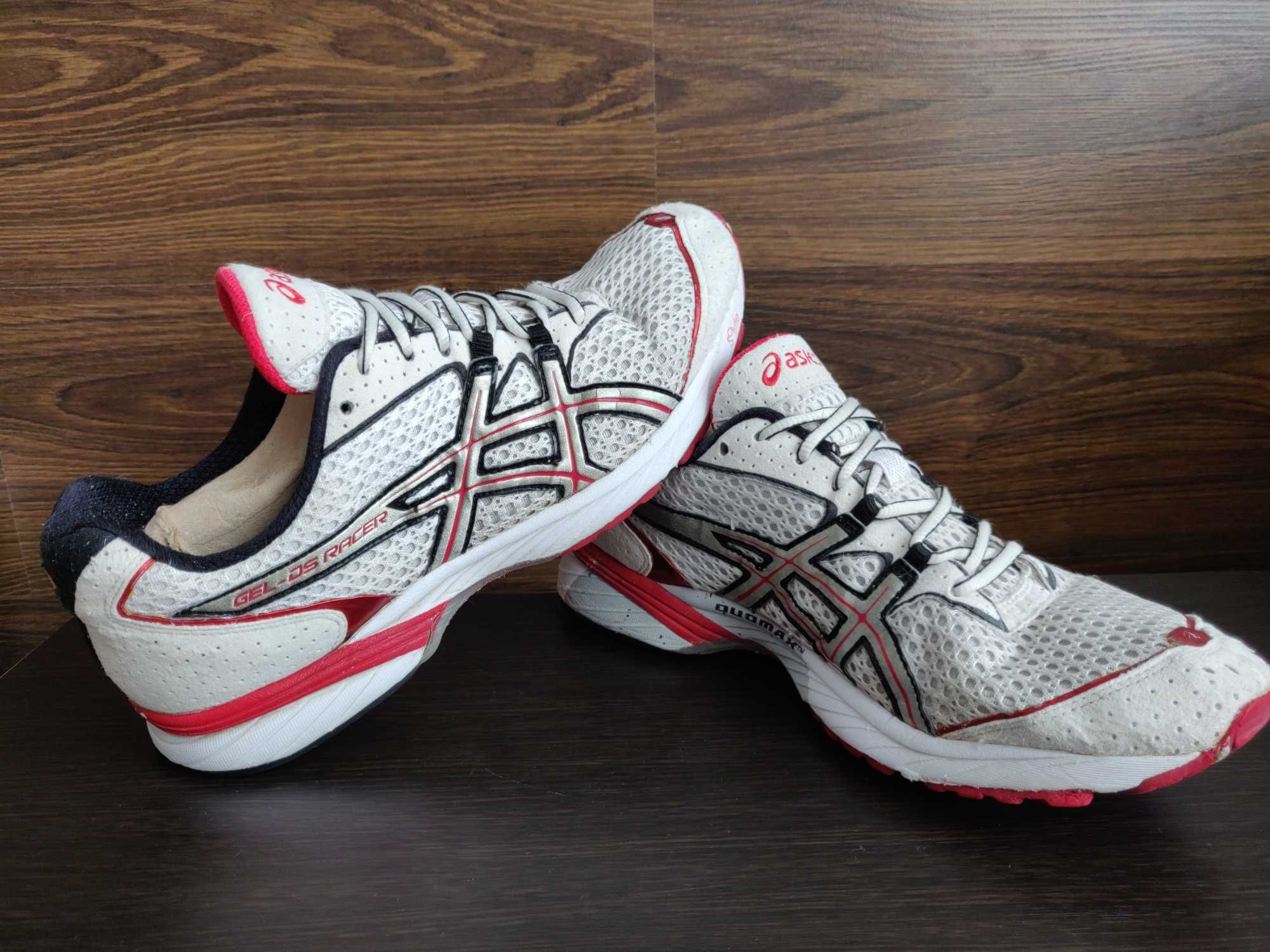 Kроссовки Asics duomax gel - ds racer  р. 42,5 стелька 27 см. белые