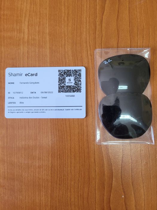 Lentes Rayban novas