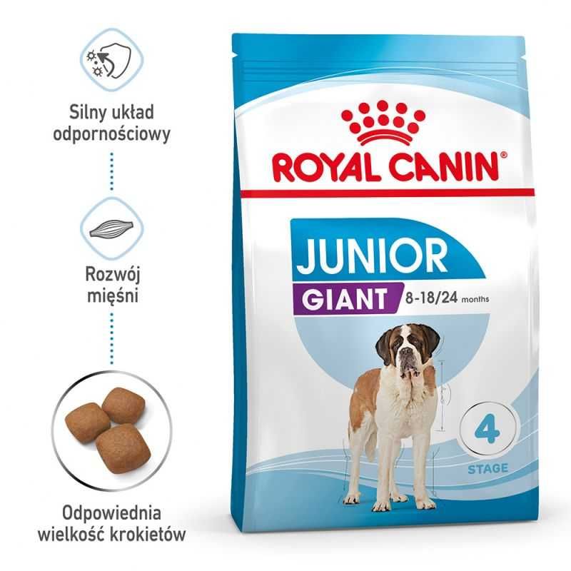 Karma dla psa Royal Canin Giant Junior dla psów ras olbrzymich 15kg