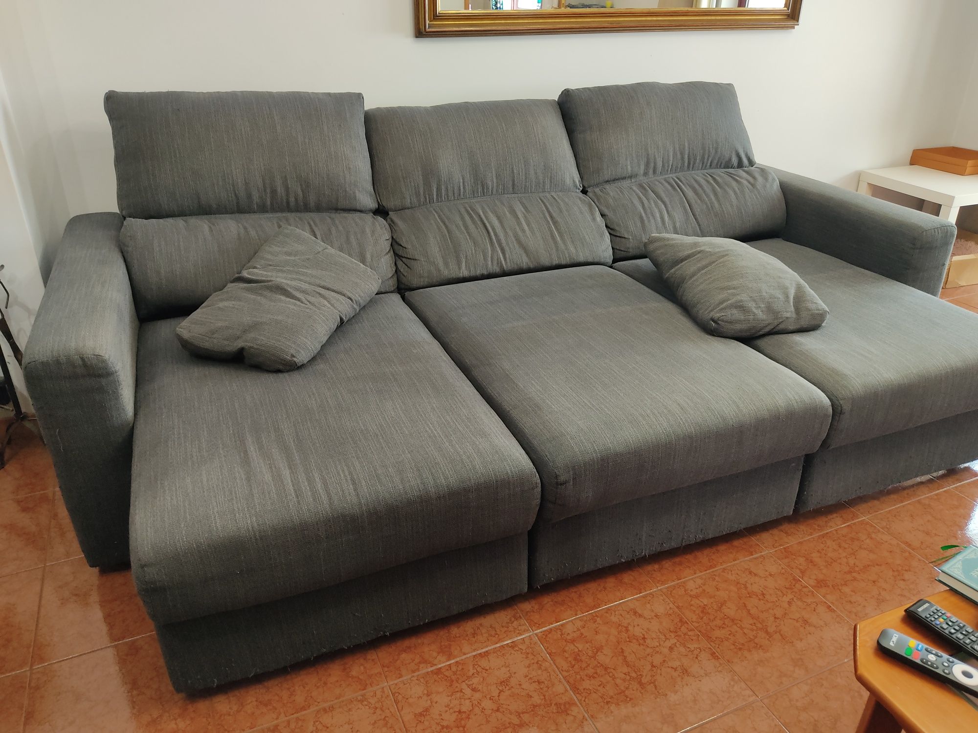 Sofá cama ESKILSTUNA com chaise longue