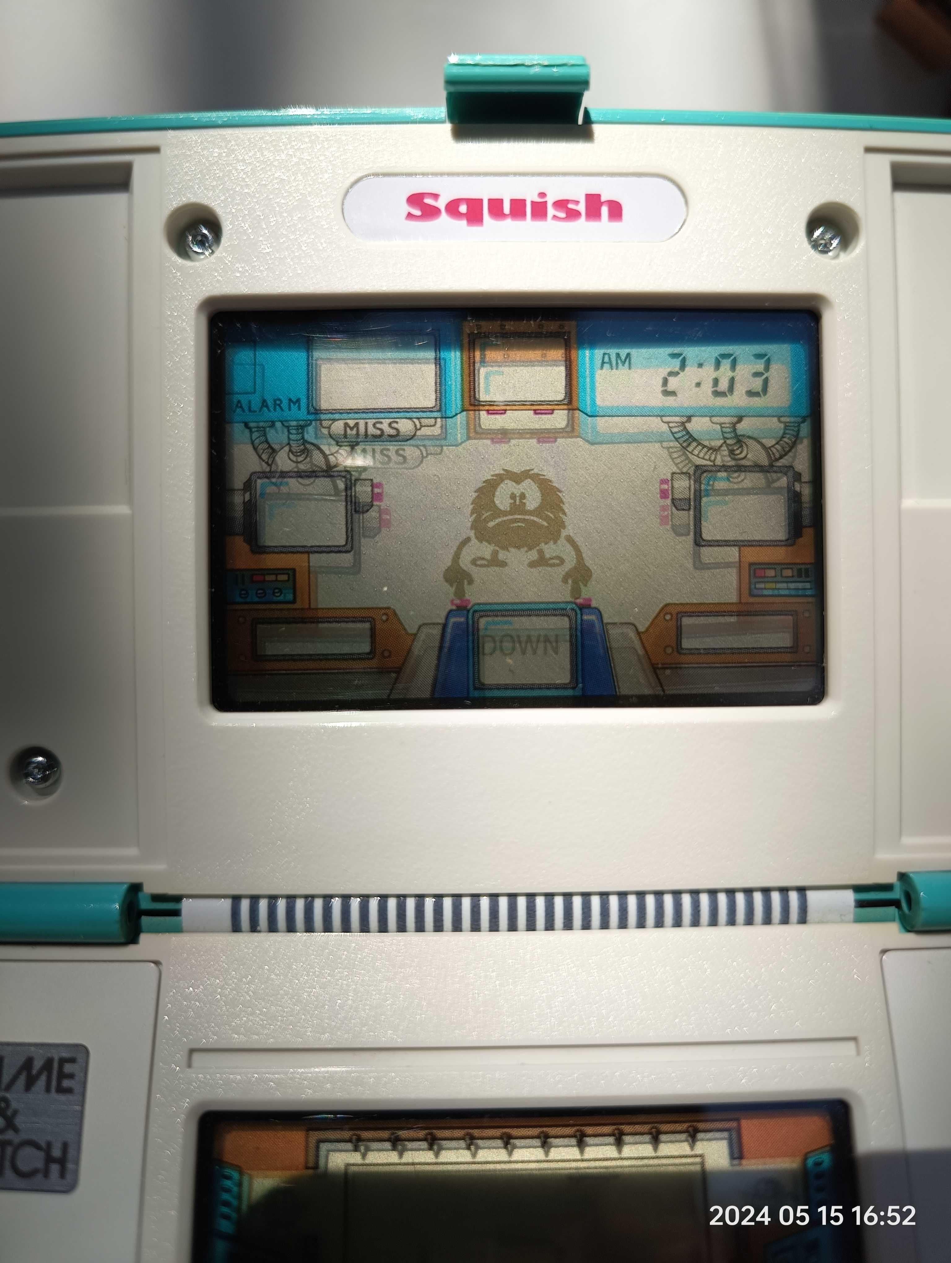 Nintendo Squish Game&Watch Unikat z 1986 roku.