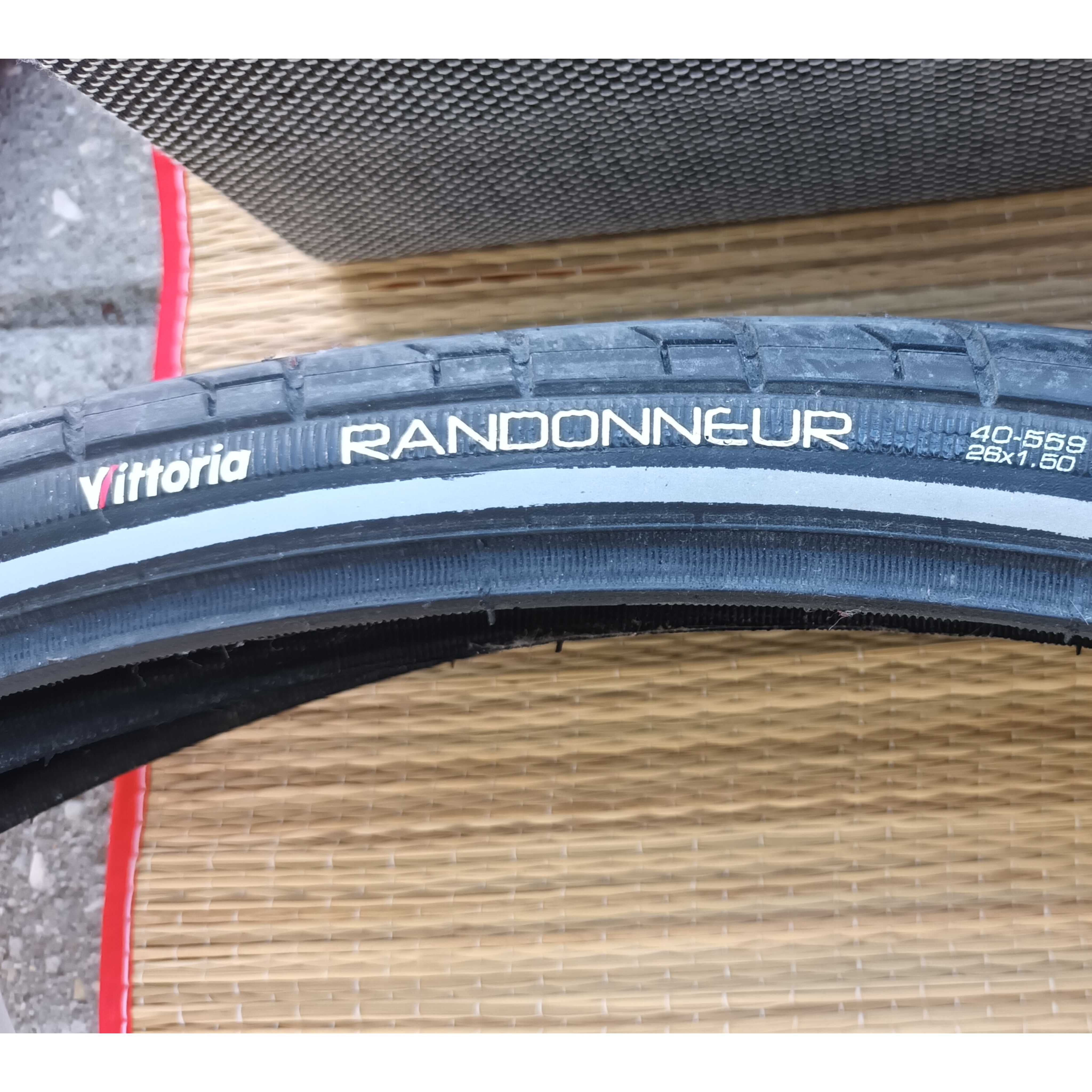 2 Pneus bicicleta Vittoria Randonneur 26x1.5 - usado