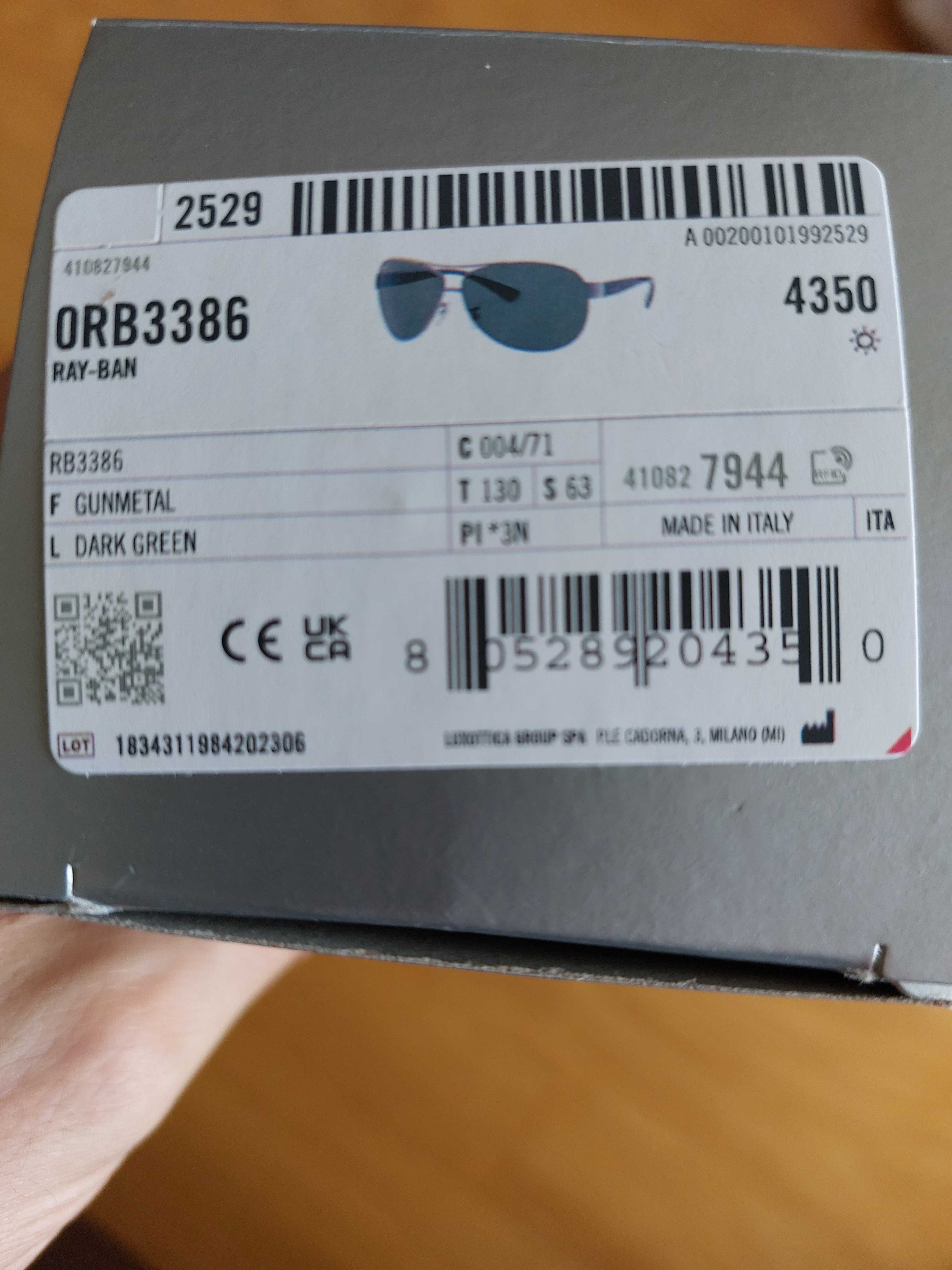 Lentes Ray Ban originais novas óculos de sol