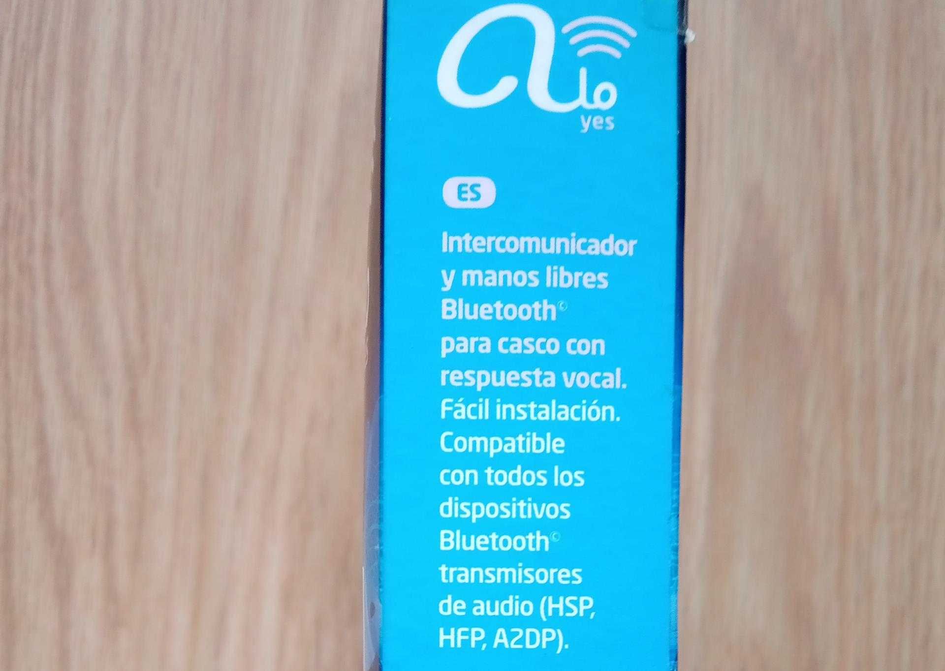 Intercomunicadores ALOYES 02, bluetooth, para capacetes de moto