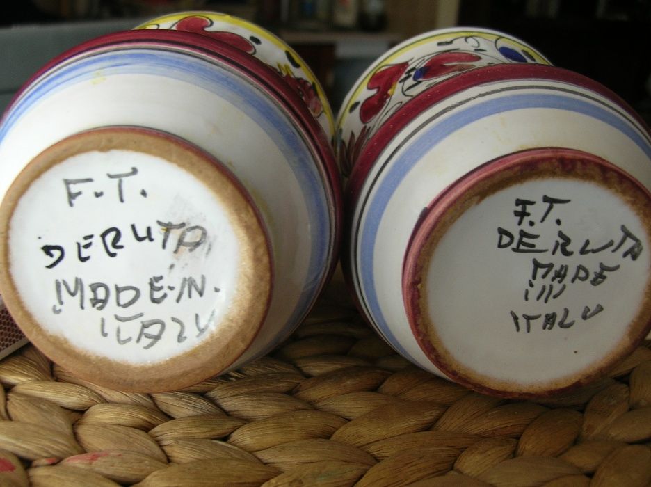 Porcelanowy kubek filiżanka z porcelany 2 szt. antyk ręcznie malowane