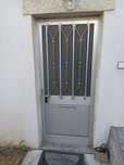 Porta em alumínio branco