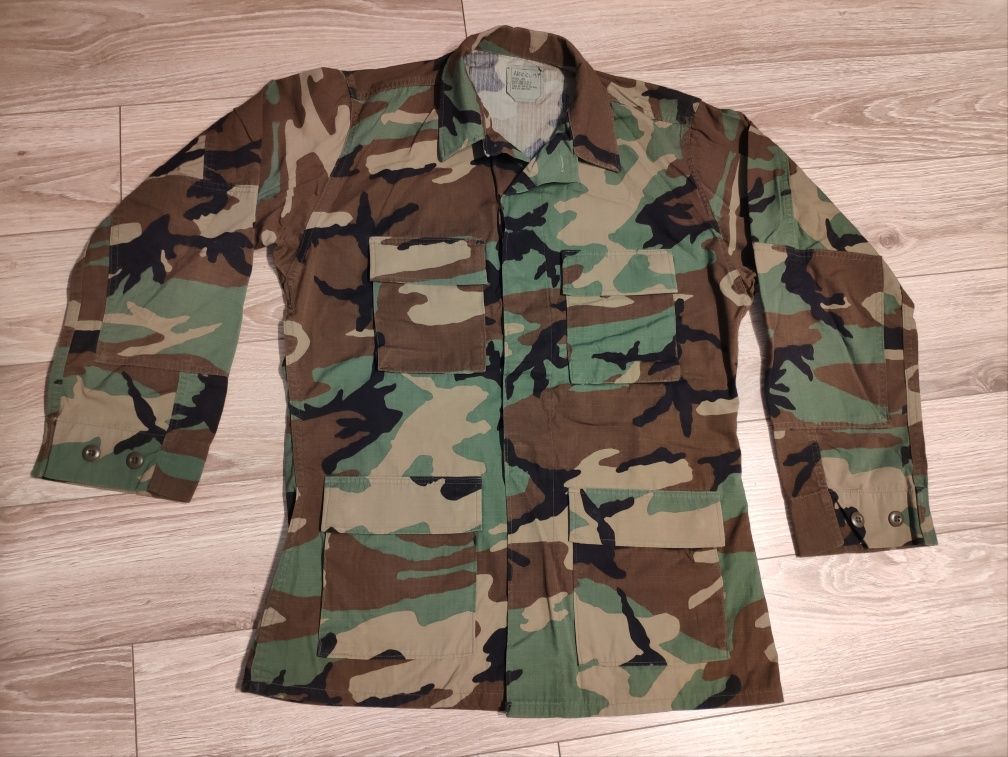 Bluza BDU woodland medium long US army ripstop