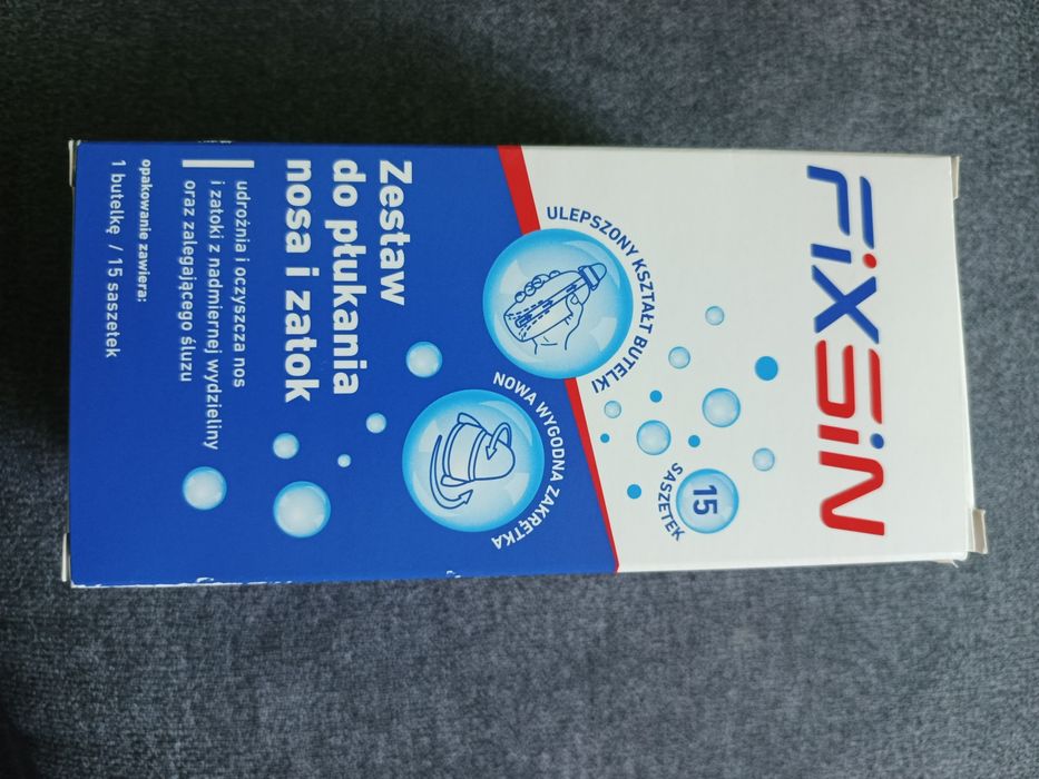 Fixsin - zestaw do płukania nosa i zatok.