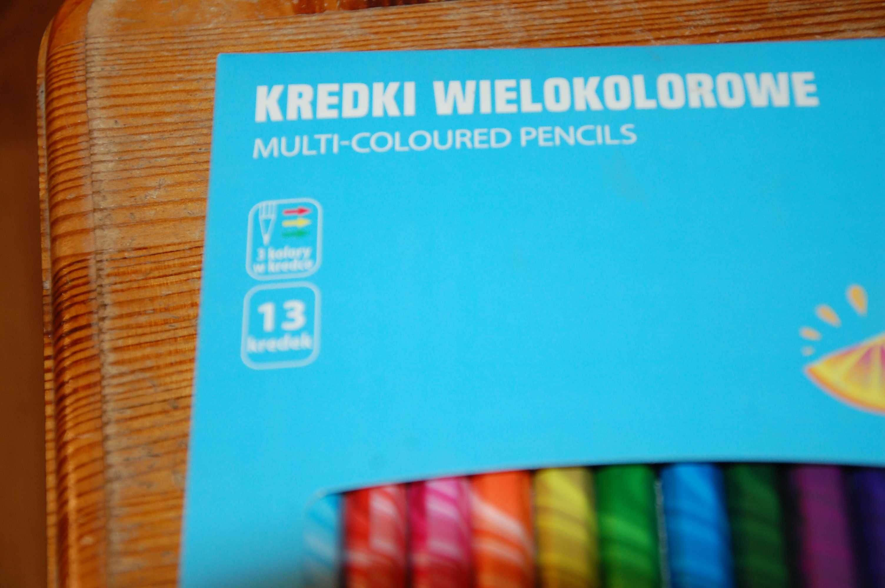 nowe kolorowe kredki