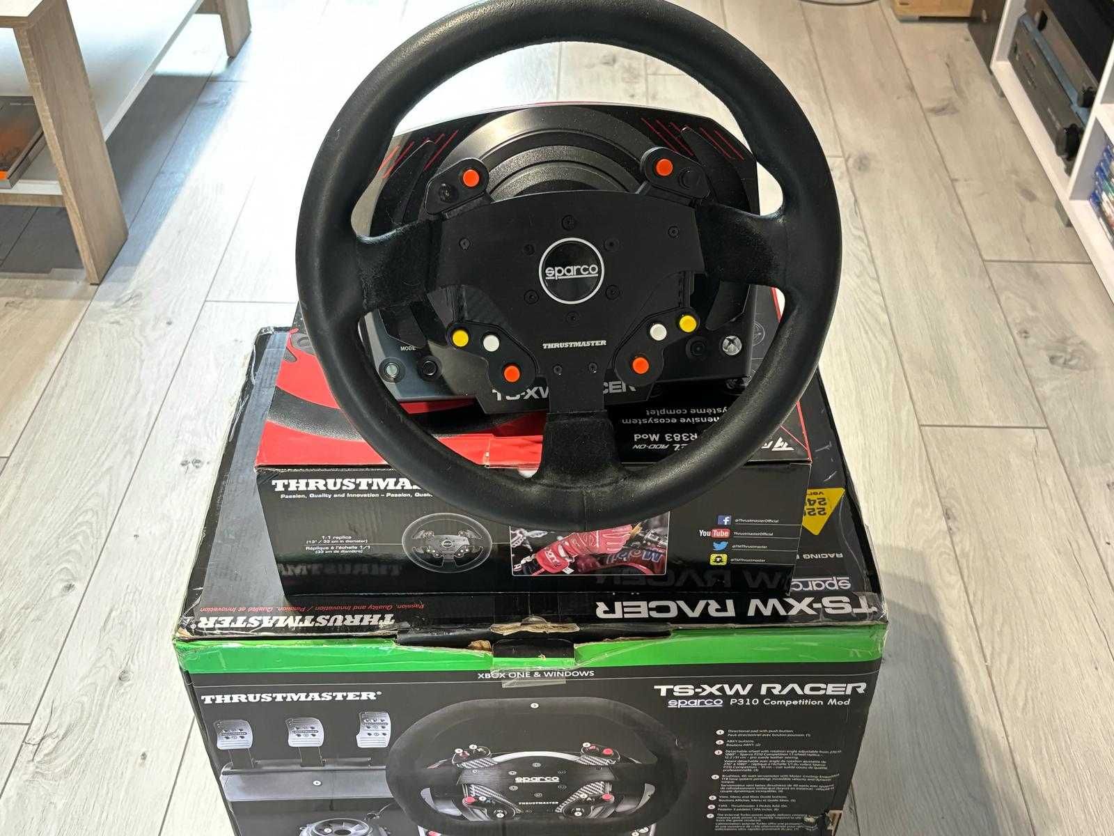 Kierownica Thrustmaster TS-XW z obręczą  sparco 
manipulatora