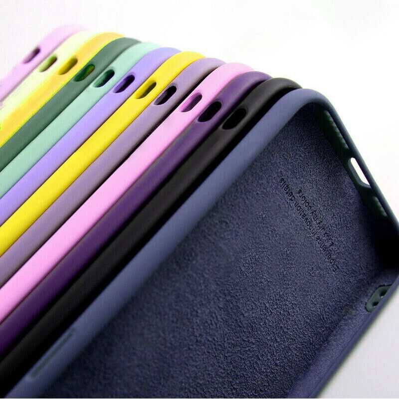 Capa Silicone Liquid para iPhone X e ( 12,11)