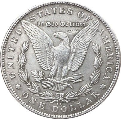 Сувенирная монета 1 Morgan Dollar 1879 СС («Моргановский доллар»)