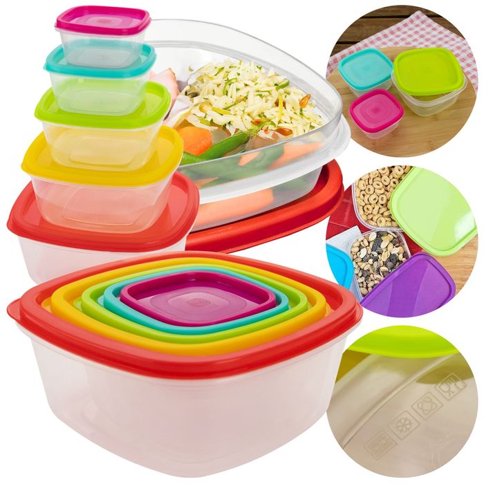 Zestaw pojemników na żywność pojemniki śniadaniowe