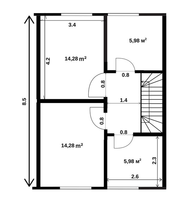 Таунхаус біля Києва | Ходосівка | 101 м² + 2,3 сотки | Без комісії!