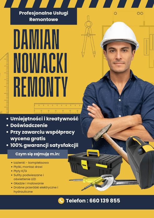 Prace Wykończeniowe, Remonty, Łazienki, Płytki