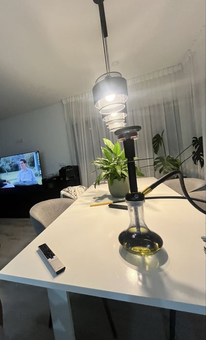 Shisha completa, com quasar e forno