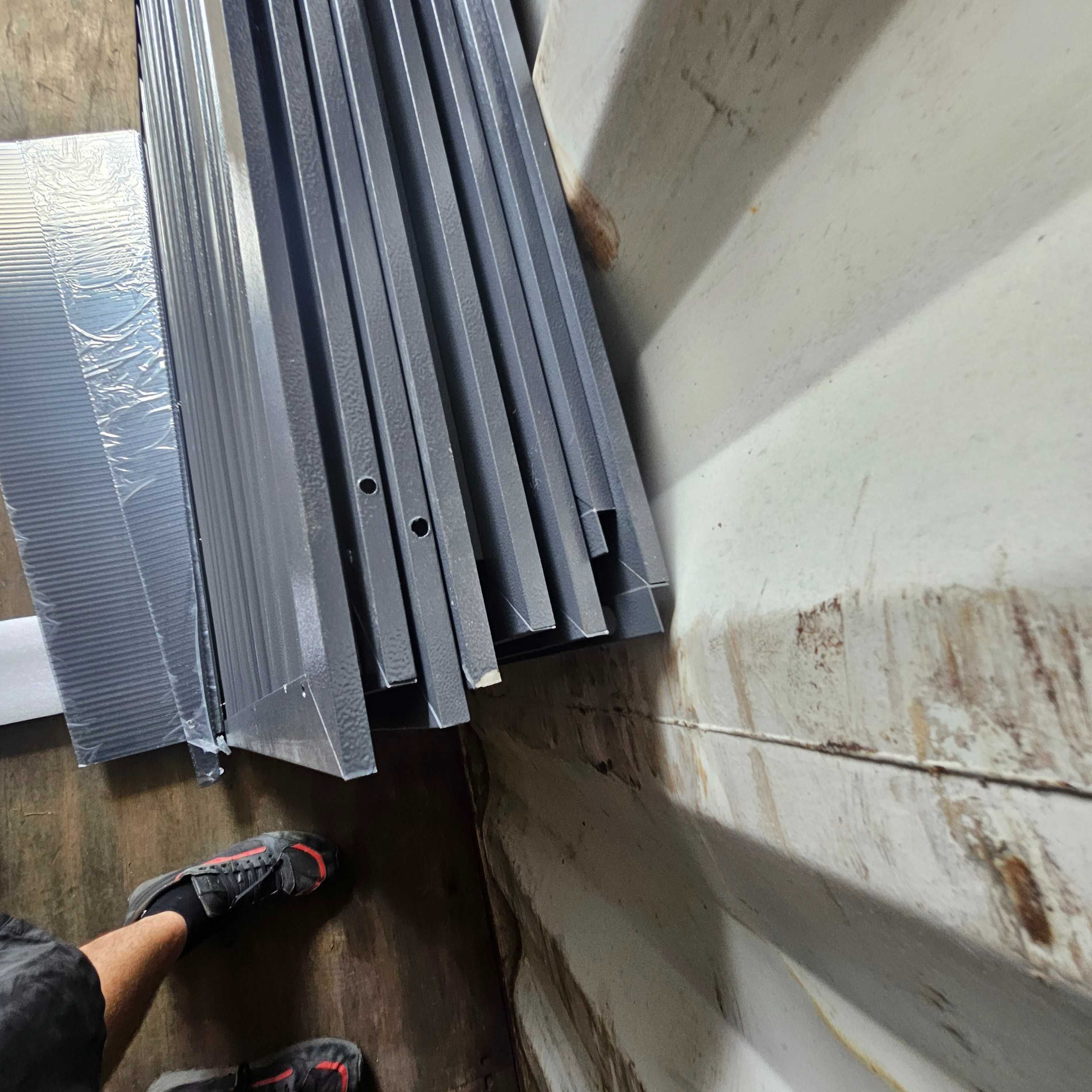 Panele na dach ,na altankę , wiatę 9 szt. paneli aluminium malowane