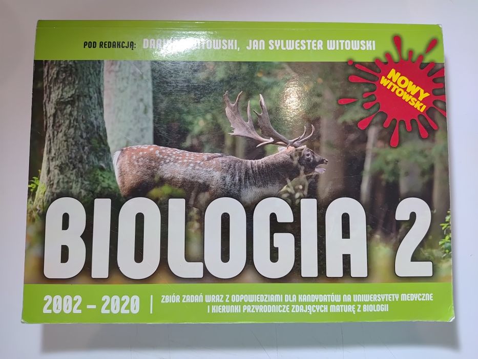 NOWY WITOWSKI Biologia 2 Najlepszy Maturalny Zbiór Zadań