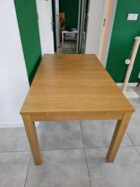 Rozkładany, używany, stół Bjursta z Ikei