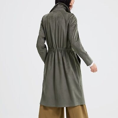 Тренч Zara кольору хакі