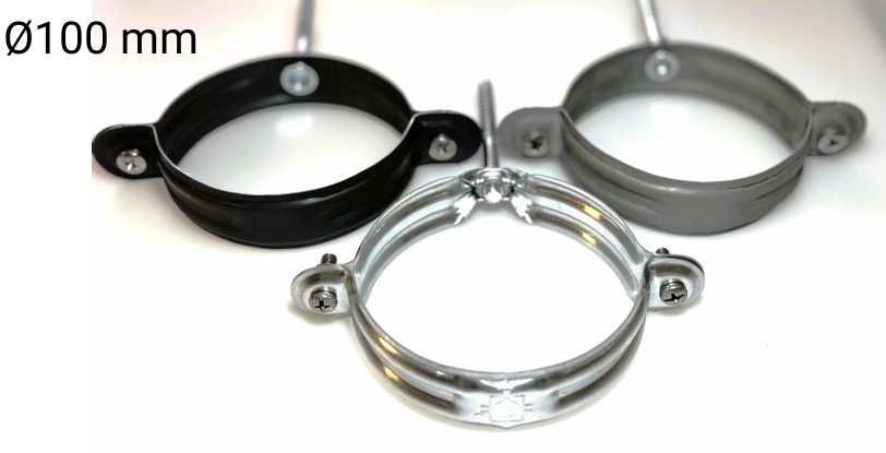 Tubos, Curvas e Suportes Ø100 mm – Sistema de Drenagem em Zinco