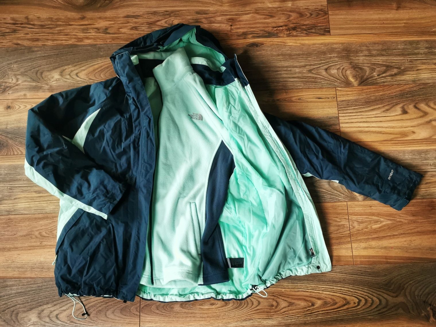 kurtka 3w1 the north face damska XL