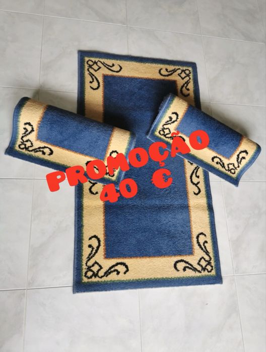 Conjunto de 3 tapetes para quarto