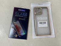 Capa e 3 peliculas protetoras IPhone 13 Pro Max