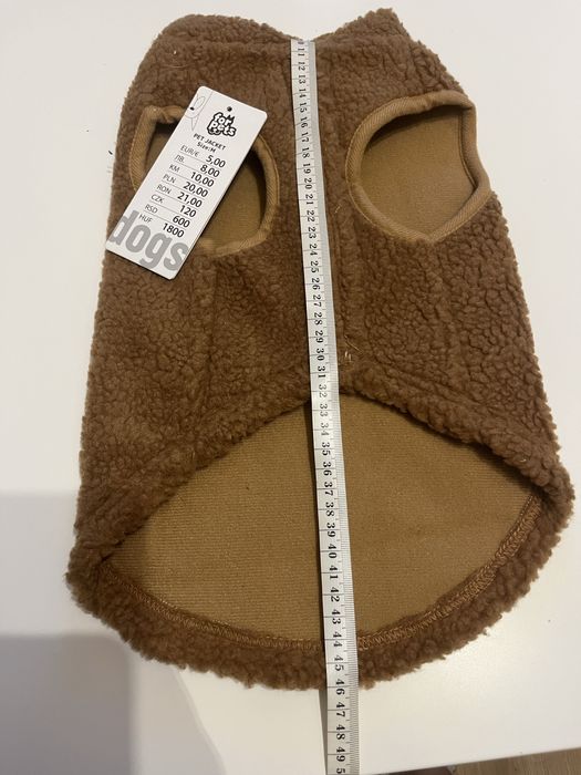 Brązowe misiowe ubranie dla psa. Rozmiar M - Pepco